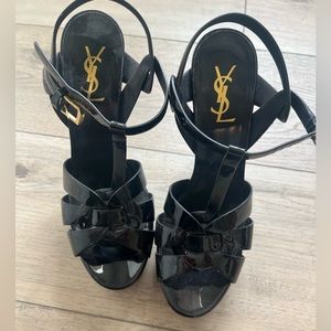 Yves Saint Laurent black heels